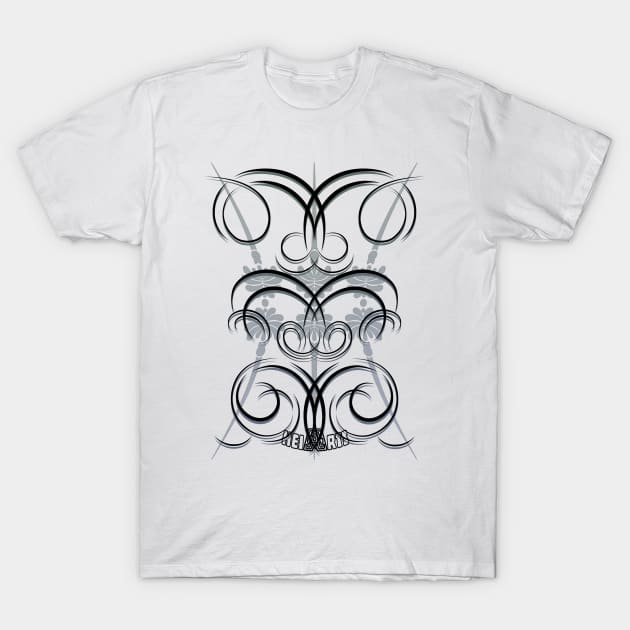 Abstract No. 66 (designed by HeiArts) T-Shirt by Againstallodds68